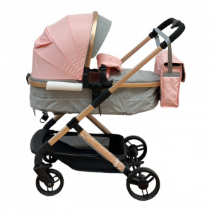 Carucior 2 in 1 transformabil Tesy Pink - Img 1
