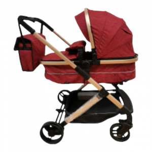 Carucior 2 in 1 transformabil Tesy Red - Img 2