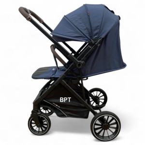Carucior bebe sport tip troller cu maner reversibil Kidilo Smart Albastru - Img 2