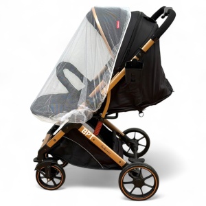 Carucior Bebe Tip Troller Cu Maner Reversibil Belecoo Zipy Negru - Img 11