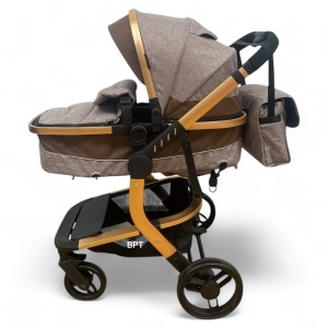Carucior copii 2 in 1 transformabil Tesy Pro Crem - Img 3