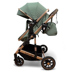 Carucior copii 3 in 1 cu landou tranformabil in sport si scoica auto FlexiGo Green BPT-A10 - Img 6