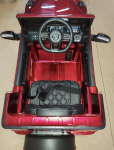 Masinuta electrica cu telecomanda MERCEDES G 63 Amg Roșu - Img 5