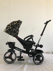 Tricicleta Cool Yzzy Trike Gold Roti Silicon Compactabila 01 - Img 2