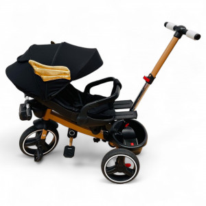 Tricicleta Copii Cu Pozitie De Somn Scaun Rotativ Sunete Si Lumini BPT620 Gold Wings Plus - Img 6