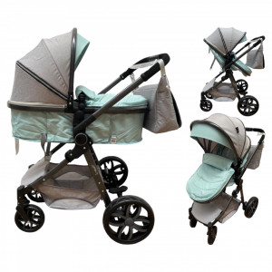 Carucior 2 In 1 Transformabil F8T Verde Menta - Img 1