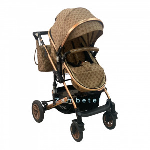 Carucior copii 2 in 1 Baby C. Gridd cu Geanta si Husa Picioare - Img 6