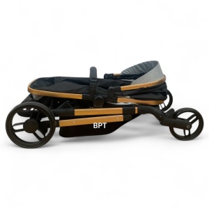 Carucior copii 2 in 1 transformabil Tesy Black Grey - Img 8