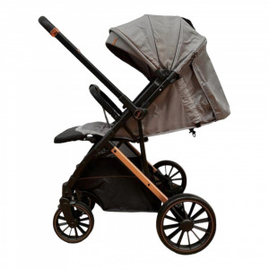 Carucior Kidilo All Terrain Silver Grey Maner Reversibil - Img 2