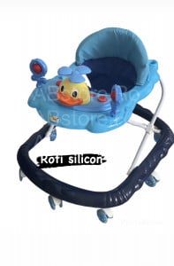 Premergator/ Rotobil, cu roti silicon, sunete,GoBe Albastru - Img 1