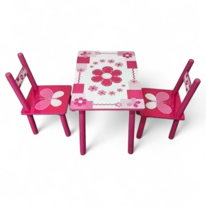 Set masuta cu 2 scaunele copii Pink BPT64 - Img 2