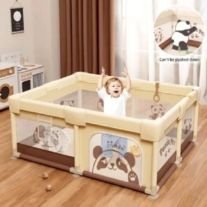 Tarc de joaca pentru copii cu bile incluse 150x180 Panda CW3 - Img 3