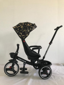Tricicleta Cool Yzzy Trike Gold Roti Silicon Compactabila 01 - Img 3