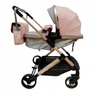 Carucior 2 in 1 transformabil Tesy Pink - Img 3
