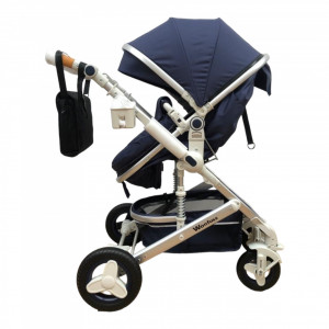 Carucior bebelusi 2 in 1, Wonfuss Jeans M, transformabil - Img 3