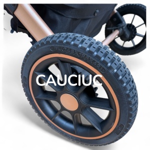 Carucior copii 3 in 1 cu landou tranformabil in sport si scoica auto FlexiGo Black BPT-A10 - Img 12