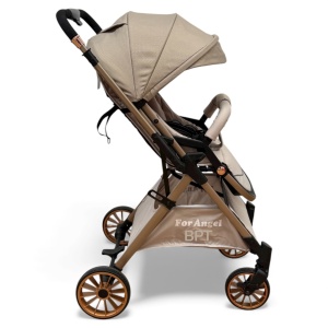 Carucior copii cu maner reversibil Angel Beige - Img 2