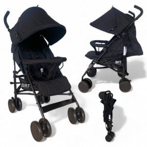 Carucior sport copii tip umbrela Baby C. Negru B8 - Img 1