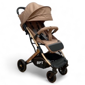 Carucior Sport Pliabil Kidilo Plus 10C Crem Sistem Troller Plasa Tantari - Img 2