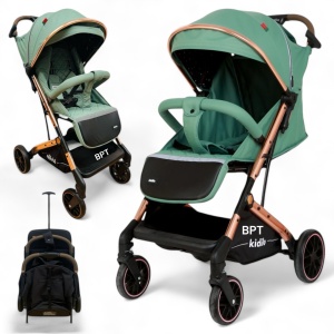 Carucior sport tip troller cadru gold Kidillo Green BPTV3 - Img 1