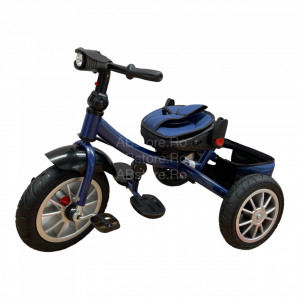 Tricicleta copii ABS TRIKE Jeans, Pozitii Somn, Roti De Cauciuc, Far Cu Sunete Scaun rotativ 01 - Img 7