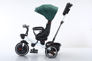 Tricicleta Copii COOL Trike Green, Pozitii Somn, Roti De Silicon 01 - Img 2