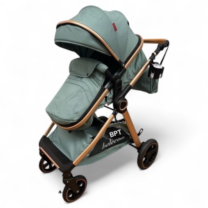 Carucior 2 In 1 Belecoo CLASS Bleo Roti Cauciuc Landou Reversibil Transformabil - Img 4