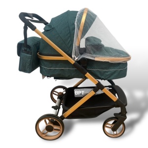 Carucior copii 2 in 1 transformabil Tesy Verde Smarald - Img 3