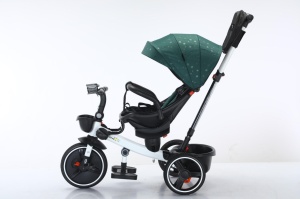 Tricicleta Copii COOL Trike Green, Pozitii Somn, Roti De Silicon 01 - Img 3