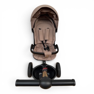 Tricicleta Copii Cu Pozitie De Somn Scaun Rotativ Sunete Si Lumini BPT620 Maron Cool - Img 8