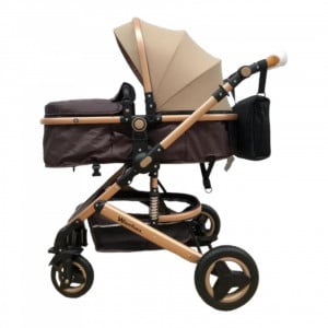 Carucior 2 in 1, Wonfuss Brown, transformabil - Img 3