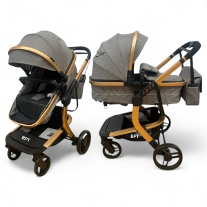 Carucior copii 2 in 1 transformabil Tesy Pro Gri - Img 1