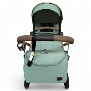 Carucior copii 3 in 1 cu landou tranformabil in sport si scoica auto FlexiGo Green BPT-A10 - Img 4