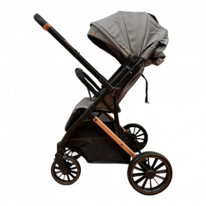 Carucior Kidilo All Terrain Silver Grey Maner Reversibil - Img 4