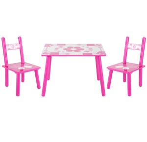 Set masuta cu 2 scaunele copii Pink BPT64 - Img 3