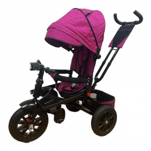 Tricicleta copii cu scaun reversibil si spatar reglabil Mov 5099 Turbo - Img 2