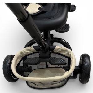 Tricicleta pliabila copii cu pozitie de somn si scaun rotativ Baby C. Trike Crem - Img 9