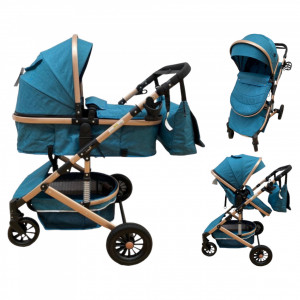 Carucior 2 in 1 transformabil F7T Turcoaz - Img 1