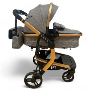 Carucior copii 2 in 1 transformabil Tesy Pro Gri - Img 2