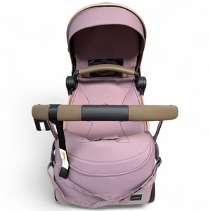 Carucior copii 3 in 1 cu landou tranformabil in sport si scoica auto FlexiGo Purple BPT-A10 - Img 9