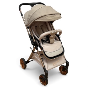 Carucior copii cu maner reversibil Angel Beige - Img 3