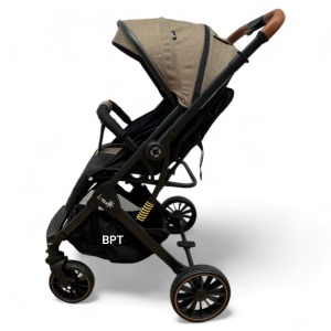 Carucior sport copii troller cu maner reversibil si husa picioare F1C Crem - Img 4