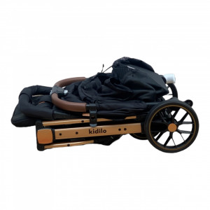 Carucior Sport Kidilo Plus Negru Husa Picioare Plasa Tantari - Img 8