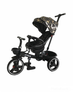 Tricicleta Cool Yzzy Trike Gold Roti Silicon Compactabila 01 - Img 1