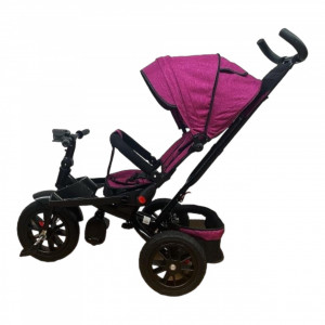 Tricicleta copii cu scaun reversibil si spatar reglabil Mov 5099 Turbo - Img 3
