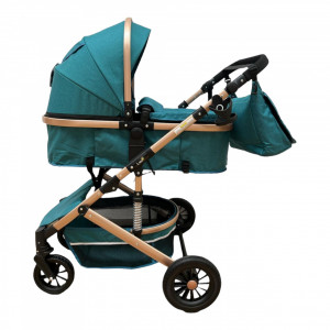 Carucior 3 in 1 LS Baby F2T Green transformabil - Img 3