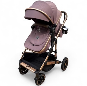 Carucior copii 3 in 1 cu landou tranformabil in sport si scoica auto FlexiGo Purple BPT-A10 - Img 6