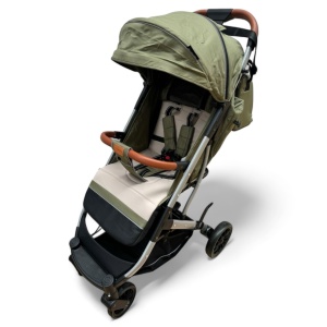Carucior copii tip troller cu husa si geanta verde F2S - Img 2