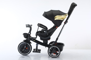 Tricicleta copii COOL Trike Gold Wings, pozitii somn, roti de silicon 01 - Img 2