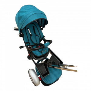 Tricicleta copii Pozitii Somn Motostyle Verde, Scaun Reversibil, Roti Cauciuc 04 - Img 5